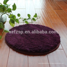 Tapis rond 100% polyester moderne